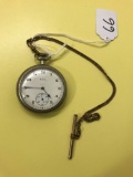 Elgin National Watch Company Pocket Watch W/Watch Fob