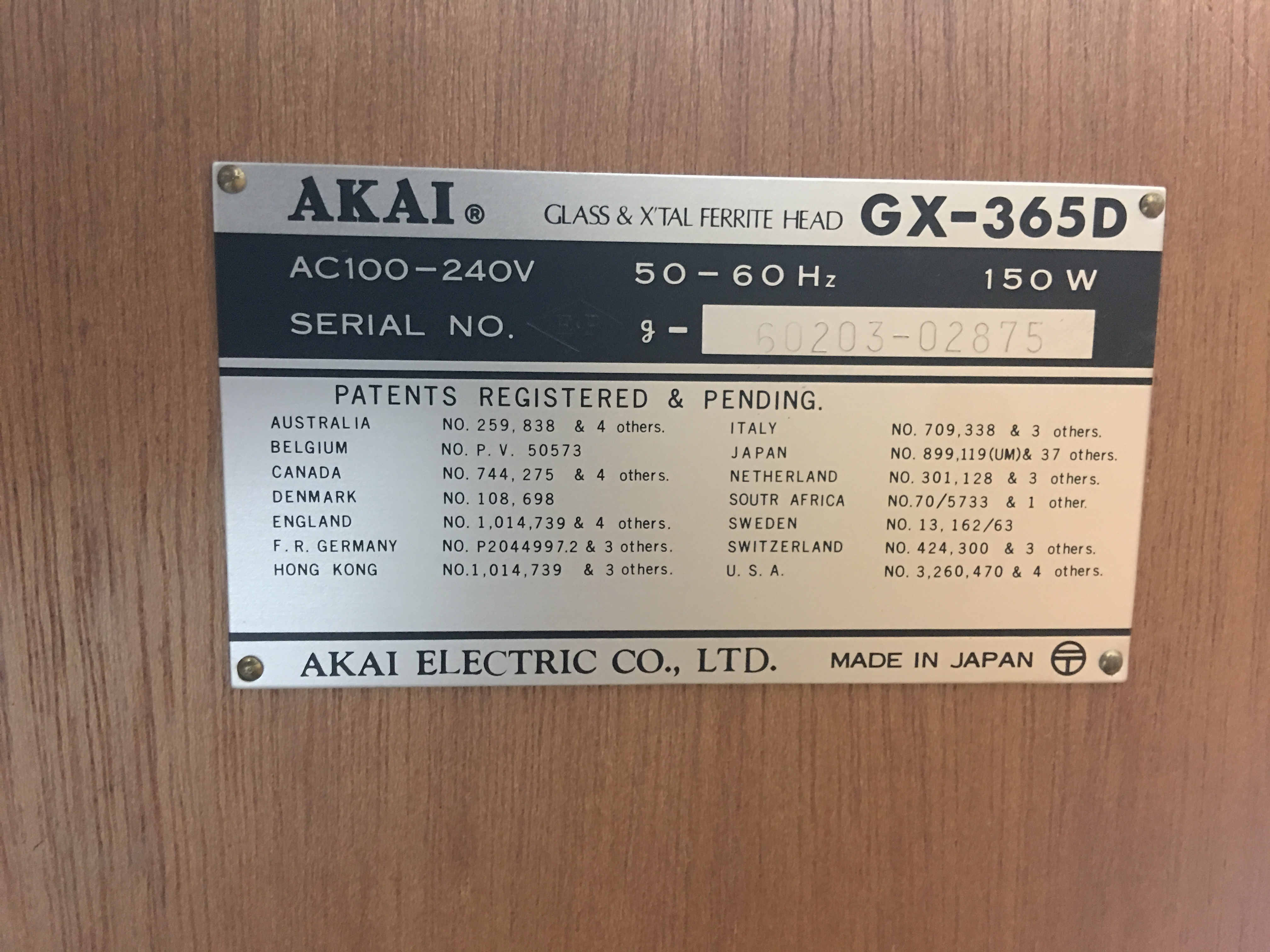 akai gx 365d products for sale