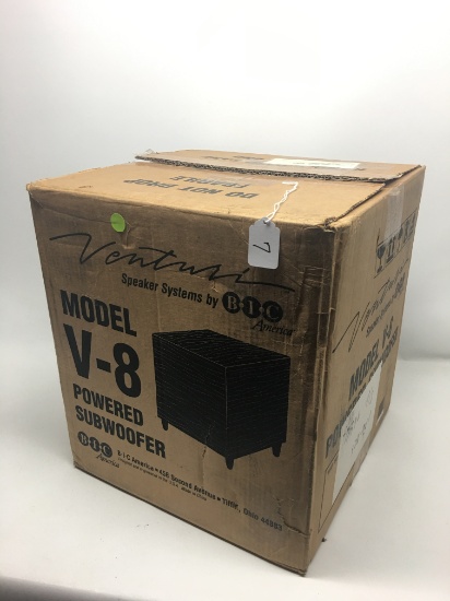 Venturi Model V-8 Power Subwoofer in Original Box