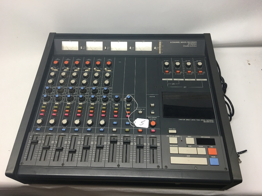 Audio-Technica AT-RMX64, 6 Channel Mixer/Recorder | Computers & Electronics  Electronics Audio Equipment Speakers | Online Auctions | Proxibid
