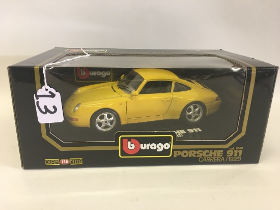 Burago Porsche 911 Carrera 1993 In Box