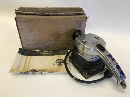 Thor Speedsnder Model Model 15R With Instructions