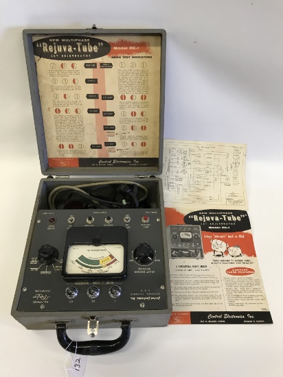 Vintage Multiphase "Rejuva-Tuve" CRT Rejuvenator Model RE-1