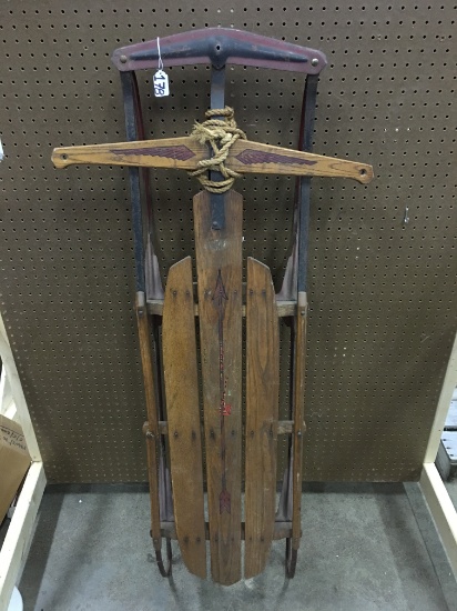 Vintage Sled: Flexible Flyer #55H Airline Chief