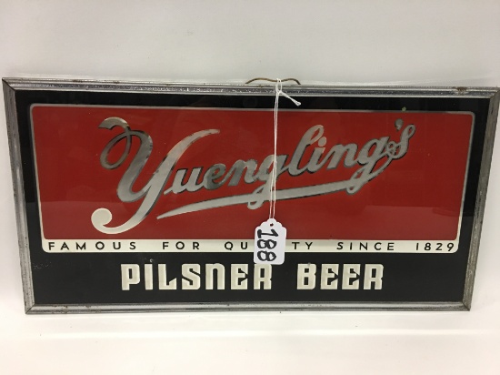 Vintage "Yuenglings" Beer Sign From Cincinnati