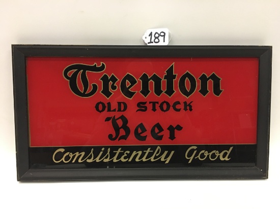 Vintage "Trenton Old Stock Beer" Sign