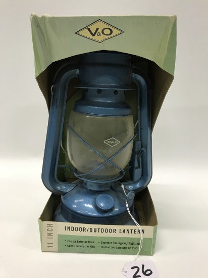 V & O Barn Lantern In Box