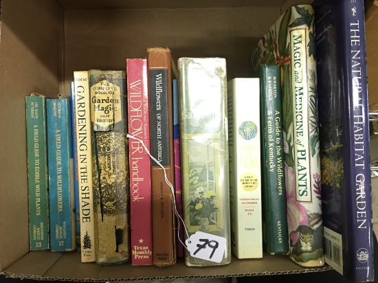 Boxlot Of Books On Plants & Gardening