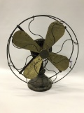 Vintage Robbins-Myers 4-Blade Fan W/Brass Blades