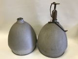 Pair of Vintage Aluminum Lights