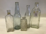 5 Antique and Vintage Bottles