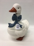 Ceramic Goose Cookie Jar