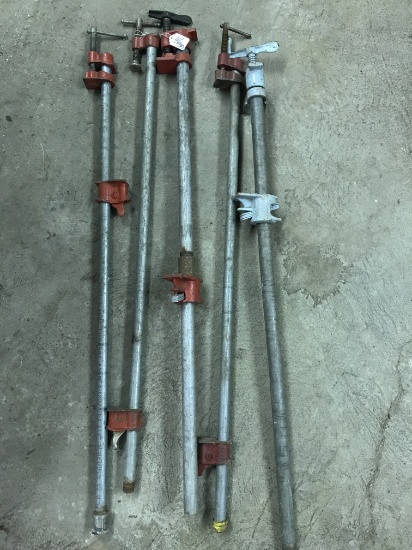 Group Of (5) Bar Clamps-All About 36"