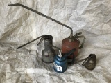 Four Vintage Oil Cans