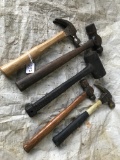 Group of Five Hammers