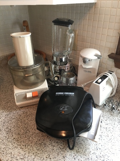 Group Of Kitchen Appliances