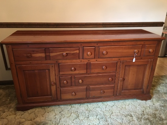 Quality Maple Buffet/Server By Shockey Furniture Company