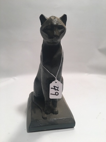 Composition Statue Of Siamese Cat
