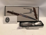 The Trencherman Carving Knife, Fork and Ice Cream Scoop