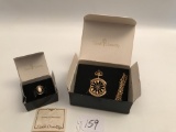 Sarah Coventry Costume Jewelry in Original Boxes, Ring and Necklace