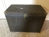 Wicker Style Lidded Trunk