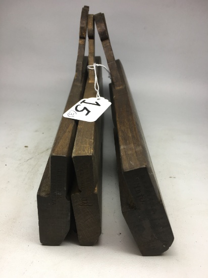 Group Of (3) Antique Woodworkers Moulding Planes