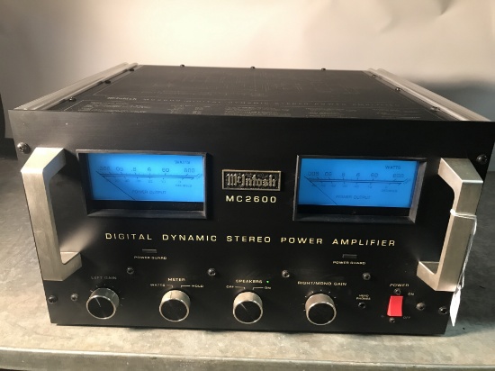Online Only McIntosh and Nakamichi Stereo Auction!