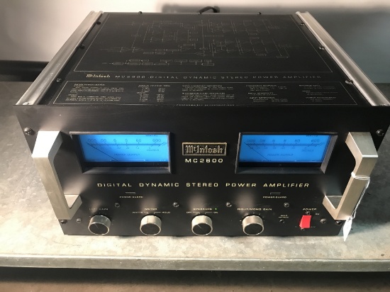 McIntosh MC2600 Digital Dymanic Stereo Power Amplifier