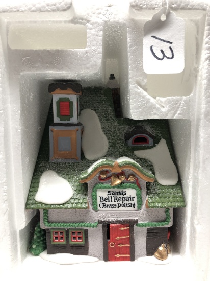 Department 56 North Pole Series "Santa's Bell Repair"