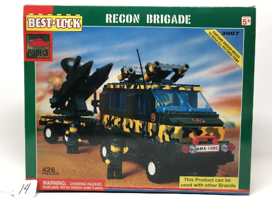 Militech Recon Brigade-Opened-Lego Type Toys