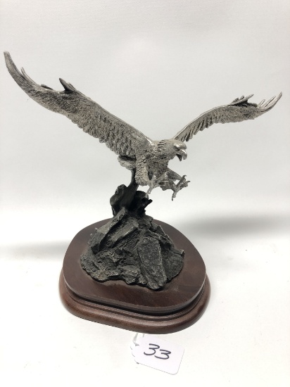 Chilmark Fine Pewter Statue Of Eagle