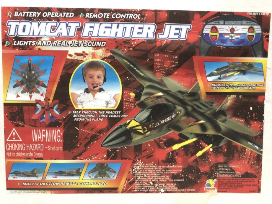 Unopened Tomcat Fighter Jet W/Remote Control