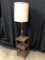 Wooden Floor Lamp W/Tble