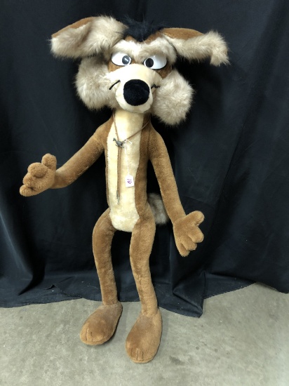 Wiley Coyote Stuffed Animal Measures 45" tall.