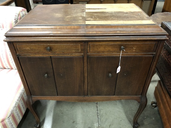 Vintage Record Cabinet