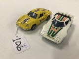 (2) Shensei Mini Die Cast Race Cars