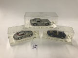 (3) Solido Diecast Cars In Cases