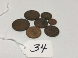 Group of Vintage British Coins