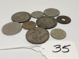 Vintage Group of Foreign Coins