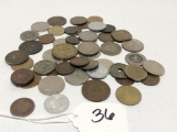 Vintage Group of Foreign Coins