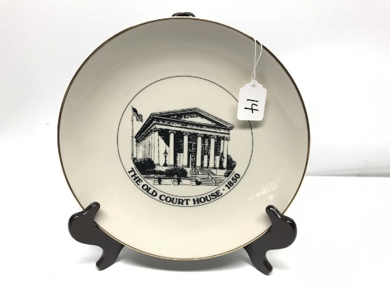 1976 First Federal , The Old Court House, 1850 Plate, 10.5" Diameter