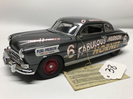 1951 Hudson Hornet Die Case Car from Frankin Mint, 1/24th Scale