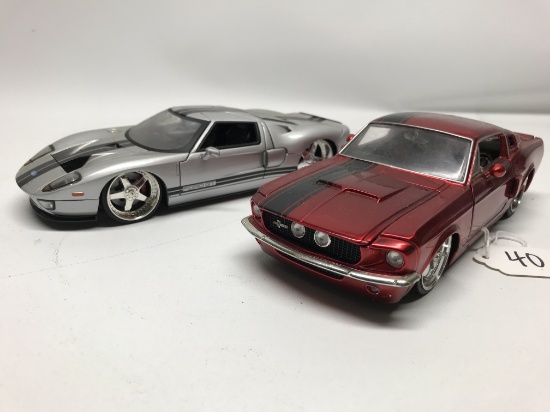 2006 Ford GT and 1967 Ford Mustang GT 500 KR