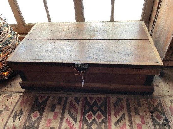 Antique Hamilton tool trunk.