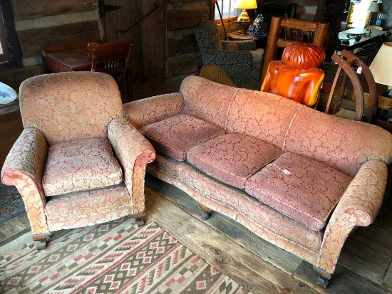 Vintage sofa and chair