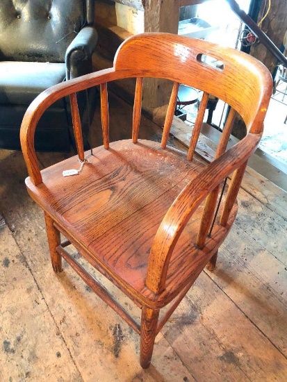 Antique oak chair, Matt Dillion Style Chair!