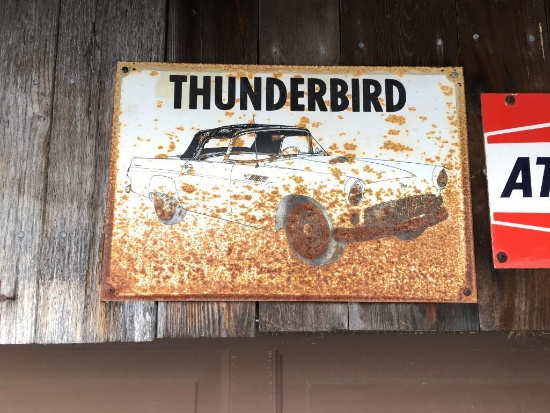 Metal "Thunderbird" Metal Sign