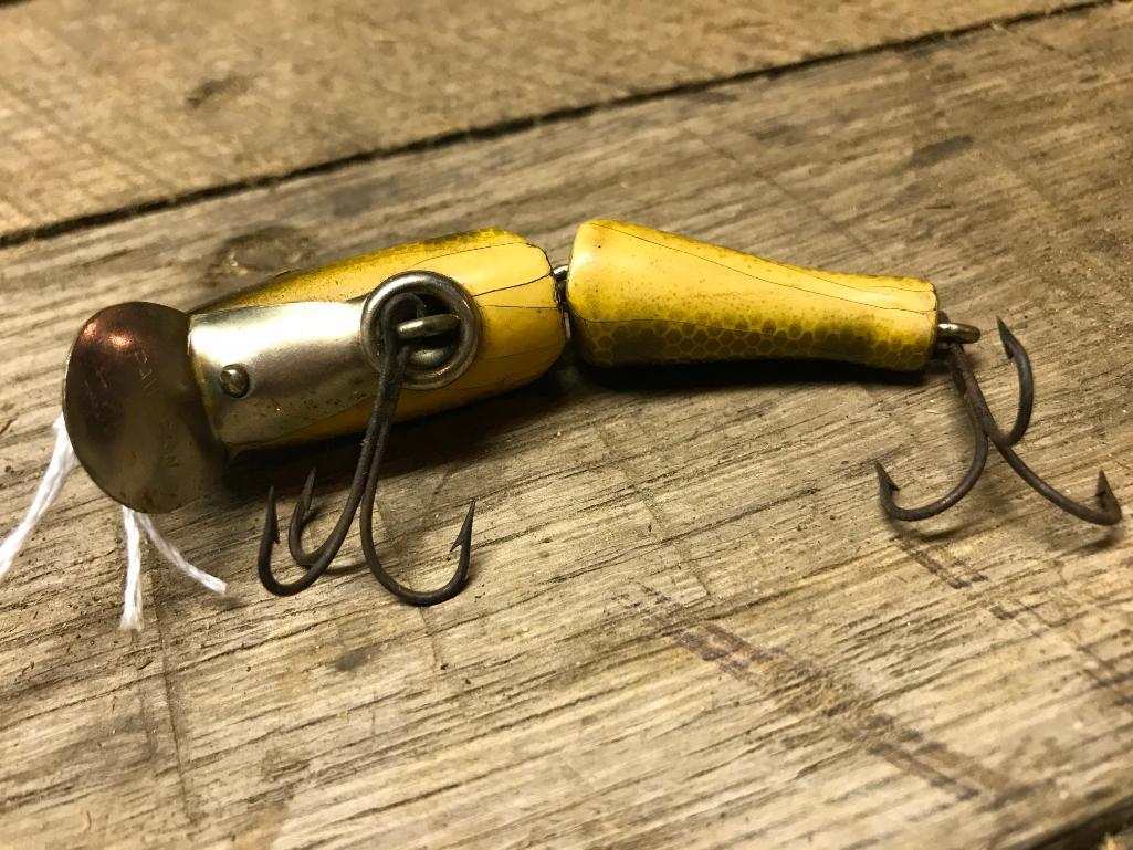 Vintage Wooden Paw Paw Jointed Fishing Lure