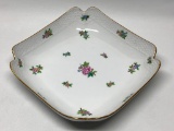 Herend Hungarian Fine Porcelain Square Fruit Bowl
