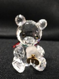 Swarovski Bear with Honey Pot, Approx. One and a Half Inch Tall